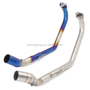 Pot d'échappement de moto, tuyau de liaison avant central, échappement à glissière pour <span class=keywords><strong>YZF</strong></span> R125 R <span class=keywords><strong>125</strong></span> R15 V3 - Product Image 1