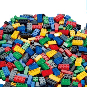 Unisex 500-teilige Kunststoff-Bausteine Lernmodell Spielzeug für Alter 5-7 Box verpackt - Product Image 1