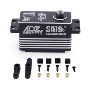 AGFRC SA19 - Caja de Engranajes Metálicos de 19 kg, 0.073 s, Digital, de Bajo Perfil, Inteligente, Programable, Resistente al Agua, Escala 1:10, Piezas para RC - Product Image 5