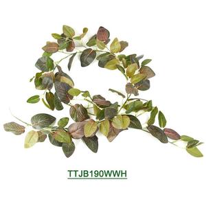 Planta Artificial Colorida, Artículos de Jardinería, Plantas y Flores Artificiales de Lujo, Etiqueta Personalizada, Decoración de Pared con Follaje de Ratán - Product Image 4