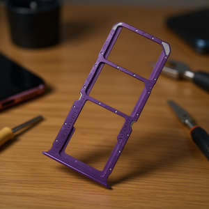 Bandeja para tarjeta Sim Micro Sd para Oppo A54 5G Violet - Product Image 3