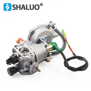 Updated Auto Choke LPG Dual Fuel Carburetor NG Conversion Kit For 5KW 6.5KW 188F 190F 13P Gasoline Generator Gas Carburetor