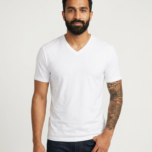 T-shirts pour hommes en tissu toile 100% coton, col rond, séchage rapide, respirant, taille personnalisée, vente chaude, nouvelle arrivée, vêtements d'été - Product Image 1