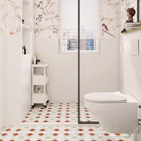 Fabricant de Foshan, carreaux de sol intérieurs en porcelaine 300x300mm, style français, antidérapants, mats, pour cuisines, salles de bain, balcons