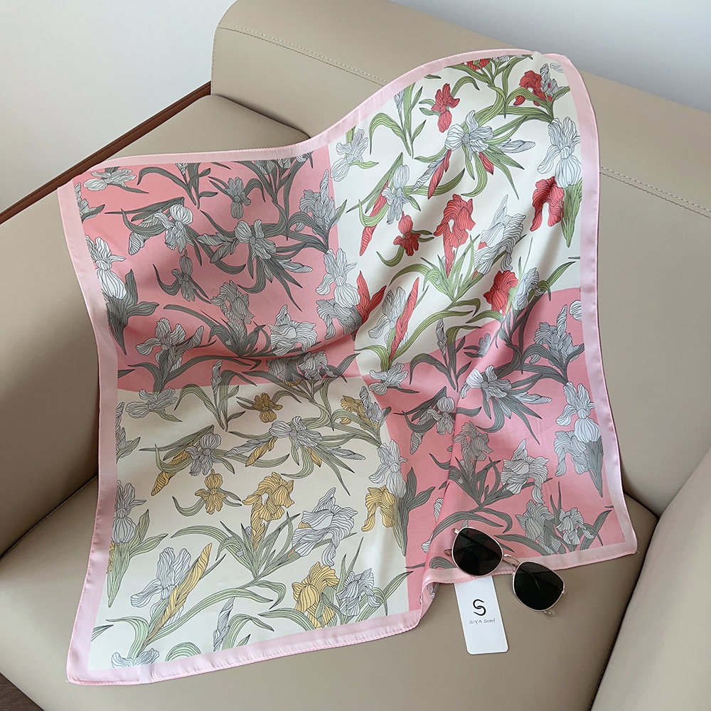 Wholesale 2025 Square Silk Scarves - Stylish & Versatile