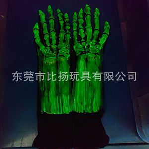 Guantes de mano de esqueleto de Halloween de látex, talla única, estilo oscuro, accesorios de cosplay - Product Image 5
