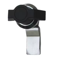Serrures à quart de tour en alliage de zinc chromé MS748, loquets de compression robustes pour grandes portes, jauge ANSI Grade 1 avec clé