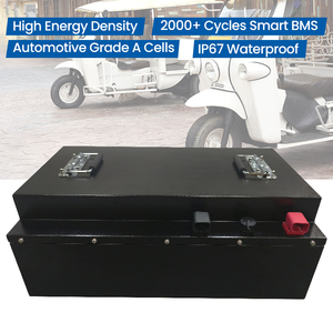 Hete Aanbieding in Bangladesh: Elektrische Driewieler Batterij LiFePO4 72v 100ah Lithium Batterij 3-Wieler Taxi Lithium Ion Batterij - Product Image 1