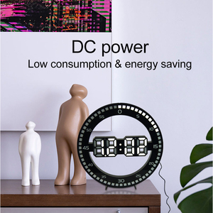 <span class=keywords><strong>Reloj</strong></span> de Pared Electrónico Digital 3D LED Grande para Decoración del Hogar y Oficina, <span class=keywords><strong>con</strong></span> Calendario, Temperatura y Función de <span class=keywords><strong>Reloj</strong></span> de Mesa - Product Image 3