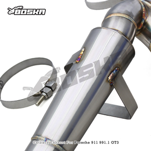 Escape Trasero Personalizado para Porsche 911 991/991.1 GT3 4.0L 2015-2018, Silenciador Boska de Acero Inoxidable, Tubo de Escape Directo con Puntas - Product Image 4