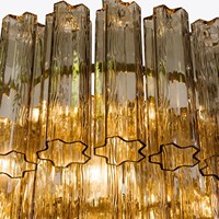 Lustre en verre de Murano, lampes soufflées à la main, luminaires suspendus de luxe pour la maison