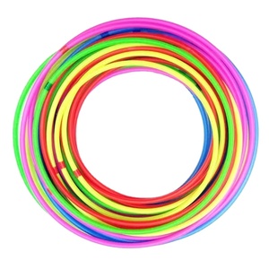 Plastic Ring Yoga <strong>Hoops</strong> for Kids <strong>Weighted</strong> <strong>Hoops</strong> Detachable Portable Sports Exercise Fitness - Product Image 2