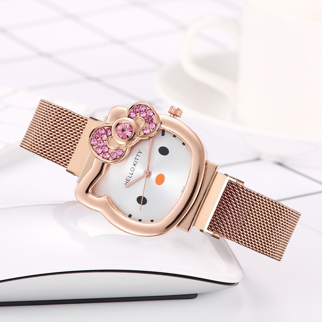 Hello Kitty Quartz Cat Watch - Kids display picture 1