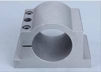 Support de moteur de broche CNC carré en aluminium moulé 62 65 80 100 105 120 125, pince de fixation pour routeur CNC et gravure, garantie 1 an