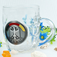 Tasse à bière en verre personnalisée avec logo souvenir, restaurant, bar, fête à domicile, ananas personnalisé