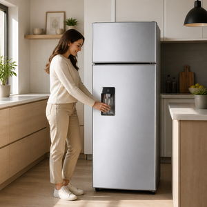 Réfrigérateurs modernes à double <span class=keywords><strong>porte</strong></span>, sans givre, avec distributeur d'eau, grande capacité de stockage frais, congélateur supérieur, vente en gros - Product Image 1