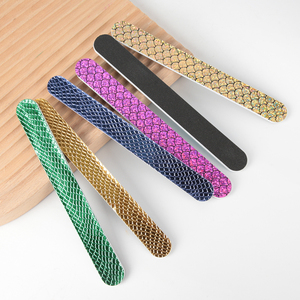 Hot 48 cái tùy chỉnh chất lượng cao chuyên nghiệp có thể giặt móng tay tập tin với logo mô hình với hiển thị trường hợp gói - Product Image 4