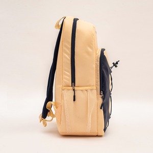 Beige and <b>Navy</b> Blue Insulated <b>Backpack</b> with Elastic Straps and Front Pocket Large Capacity Insulated Cooler Bag Ideal for Picn - Product Image 4