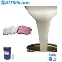 Silicone liquide moins cher pour fabriquer un moule GRC RTV-2 caoutchouc silicone