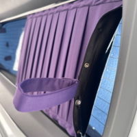 Rideaux de luxe plissés pour vitres latérales de voiture, pare-soleil détachable anti-UV, stores rétractables pour SUV, MPV, berline, accessoires intérieurs de voiture