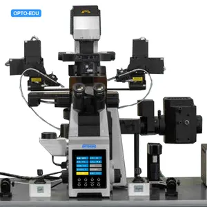 OPTO-EDU A16.1095 BF FLRPCマイクロマニプレーター研究レベル倒立蛍光顕微鏡