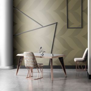 Mesa de Comedor Rectangular de Mármol Europeo Moderno para 6 Personas, Extensible, con Patas de Metal - Product Image 3