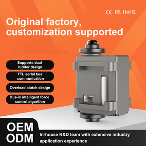 มอเตอร์เซอร์โวขนาด 9 กรัม พร้อมเกียร์ในตัว  ตัวเรือนพลาสติก  แบบ DC Brushed Motor  ผลิตตามแบบสั่งทำพิเศษ  สำหรับชุดบังคับเลี้ยว  ใช้กับโดรน RC FPV เครื่องบินขนาดเล็ก และเฮลิคอปเตอร์ - Product Image 2