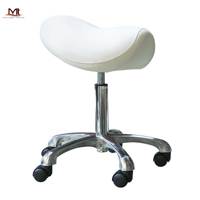 Chaise de laboratoire antistatique réglable en hauteur MS12 avec école arrière ESD salle blanche tabouret de selle d'hôpital dentaire de clinique de tatouage