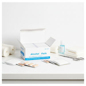 עטוף בנפרד ללא ארוגים בד אלכוהול פדים, מגבונים אלכוהול פרימיום עבור היגיינה והכנה - Product Image 1