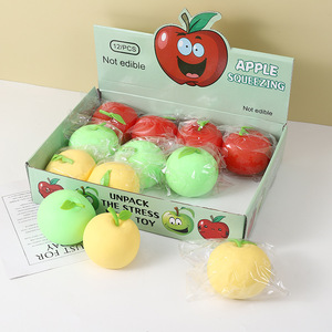 Pelota Antiestrés Creativa con Forma de Manzana Realista, Esfera Mágica para Aliviar el Estrés y Ventilar el Aire, Juguete Antiestrés para Niños, Juguete para Apretar - Product Image 2