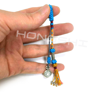 Novedad: Colgante de Reloj con Borla de Cuentas de Resina Tejida a Mano - Product Image 4