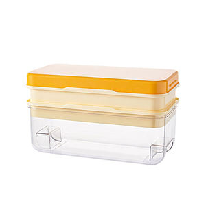 Moule à glaçons portable S240 en gros avec boîte de rangement grande capacité et plateau en silicone avec couvercle - Product Image 6