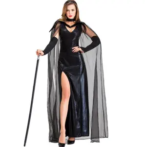 Halloween ladies costume ghost bride adult bar party Vampire dress witch costume