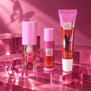 SIYIPING <strong>LA</strong> <strong>BONBA</strong> Lip Trio Set SYP-ST149 3 in 1 Lip Oil Lip Balm Lip Gloss Kit Wholesale 12pcs Display Box - Product Image 2
