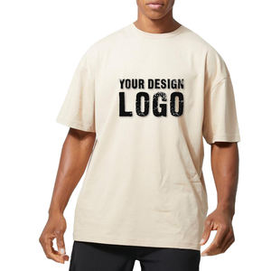 T-shirt pour homme de haute qualité, vintage, col ras du cou, grande taille, logo personnalisé, coton, manches courtes, ample, sport, t-shirts pour homme - Product Image 5