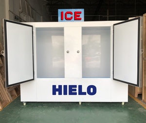 Congélateur de stockage de glace en sacs en libre-service pour usage commercial en extérieur, utilisation en station-service, distributeurs de glace en sacs, refroidisseur - Product Image 4