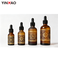 Autocollants personnalisés Yingao en rouleau, estampage à chaud or, étiquettes adhésives imperméables pour bouteilles d'huiles essentielles et flacons compte-gouttes d'essences