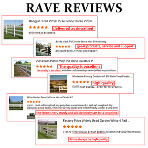 Recinzione <span class=keywords><strong>per</strong></span> Cavalli di Alta Qualità, Resistente alle Intemperie, Certificata ASTM e ISO9001, in PVC - Product Image 5