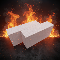 Brique réfractaire en mullite B1/B5 pour four, réfractabilité moyenne (1580-1770°C), 41%-63% Al2O3, 31%-54% SiO2, service de découpe