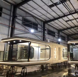 Di lusso Mobile piccola casa prefabbricata spazio staccabile capsula letto cabina in acciaio contenitore casa sonno baccello per alberghi o ville - Product Image 2