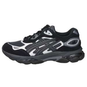 Chaussures de basketball pour homme Asics, noires, taille 44, empeigne en mesh respirant, lacets, semelle extérieure en caoutchouc, semelle intermédiaire en EVA, toutes saisons - Product Image 1
