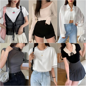 Lote de Ropa Usada para Mujer: Vestidos, Camisetas, Blusas, Pantalones, Faldas y <span class=keywords><strong>Conjuntos</strong></span> de Estilos Variados - Product Image 6