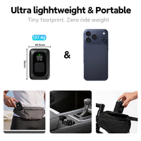 BL10-C combine un arrêt automatique à 120 PSI, une batterie de 500 mAh et un débit d'air de 26 L/min pour un gonfleur de pneus rechargeable, accessoires de vélo, OEM.