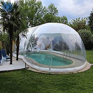 Couverture de piscine gonflable, tente dôme personnalisée de haute qualité, <span class=keywords><strong>bulle</strong></span> transparente pour l'<span class=keywords><strong>hiver</strong></span>, offre spéciale - Product Image 2