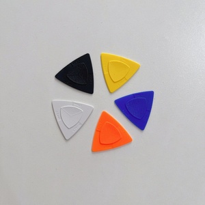 Plectres de guitare 3-en-1 durables en ABS, trois épaisseurs (0,5 mm/0,75 mm/1 mm), finition mate non enduite pour guitare, basse, <span class=keywords><strong>violon</strong></span>, ukulélé - Vente directe usine - Product Image 4