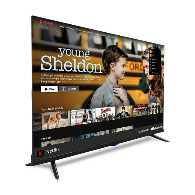 Multisystem 50 Inch Smart Android LED HDTV 4K 60/120Hz WiFi Enabled Customizable A+ Glass OEM ODM Television