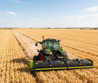 Broyeur à fléaux multifonctionnel AWON SC600 pour tracteur, adapté aux restes de blé, riz, maïs, soja, coupe jusqu'à 6m