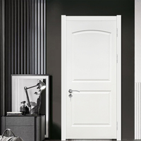 Portes intérieures en bois massif modernes personnalisées pour appartement, projet commercial, porte battante