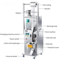 Machine d'emballage pour sachets de 100g, 200g, 500g de poudre de psyllium, de piment rouge, de thé matcha, d'assaisonnement, de soda, de légumes, de farine de poisson