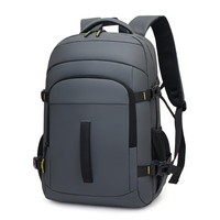 Sac à dos étanche pour ordinateur portable de 15,6 pouces pour hommes, sac à dos de voyage et d'école de grande capacité, sac à dos décontracté à plusieurs poches pour affaires